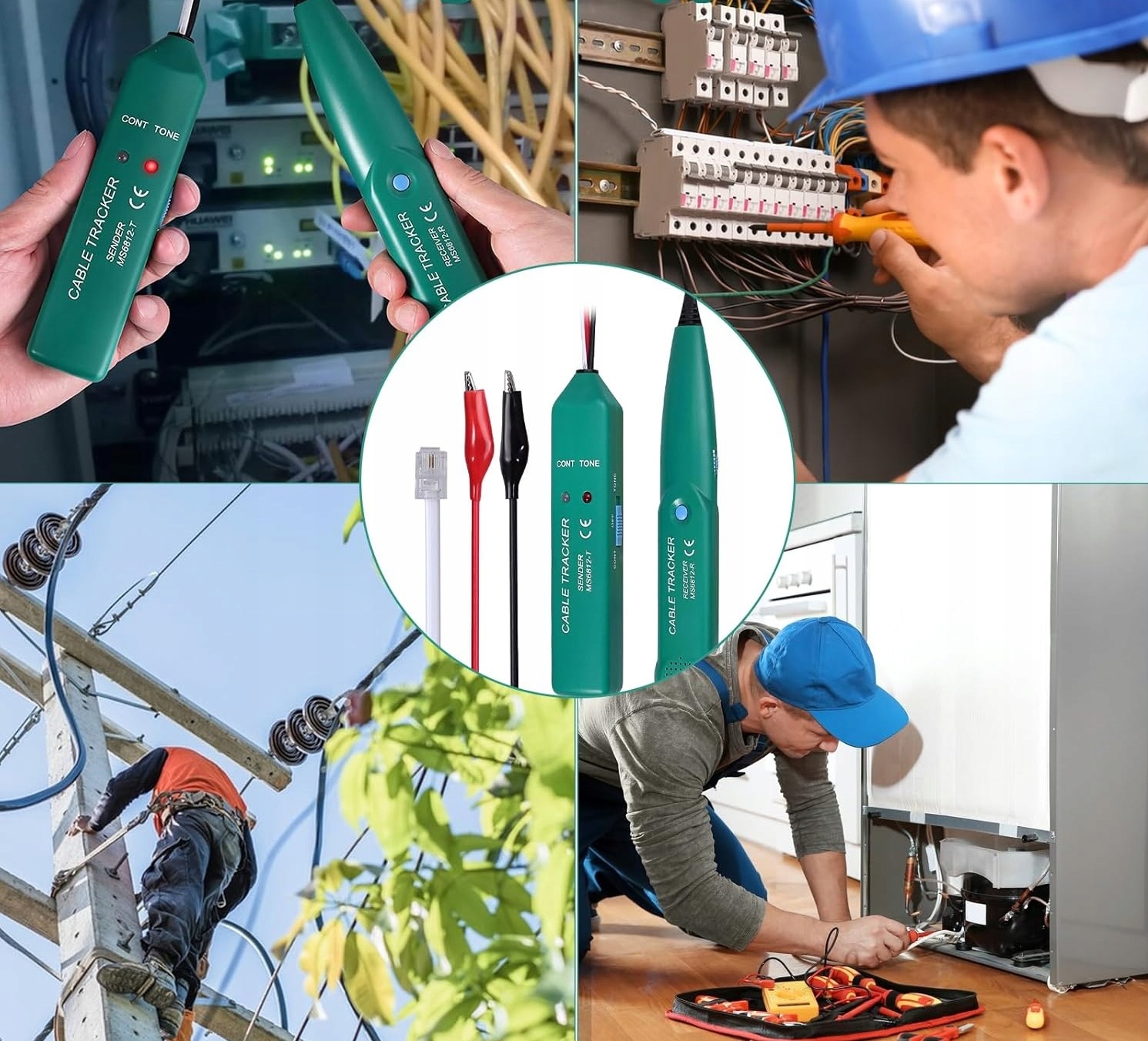 Szukacz Par Przewodów Kabli Sonda MASTECH MS6812