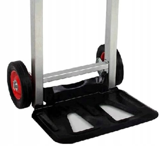 Lekki Wózek Transportowy Młynarka Składany Aluminium Magazynowy Mocny 90kg