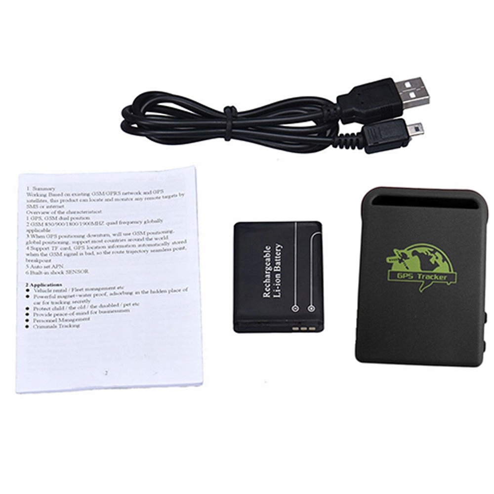 Tracker Lokalizator Podsłuch GPS Monitoring TK102