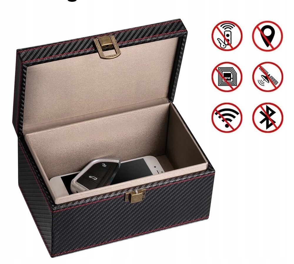 Pudełko na kluczyk Keyless Klatka Faradaya Carbon