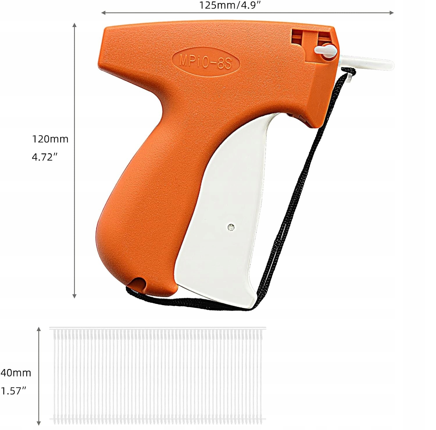 METKOWNICA IGŁOWA DO MOCOWANIA METEK + 5000 OŚCI + 6 IGIEŁ pistolet igłowy
