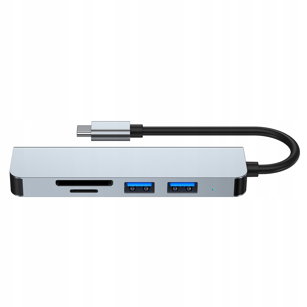 HUB ADAPTER 5W1 USB-C TYP USB 3.0 CZYTNIK SD / TF
