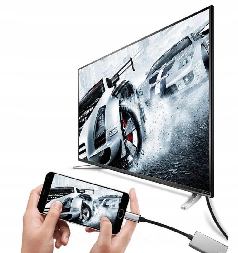 Adapter przejściówka HUB USB C HDMI 4K 60Hz MHL