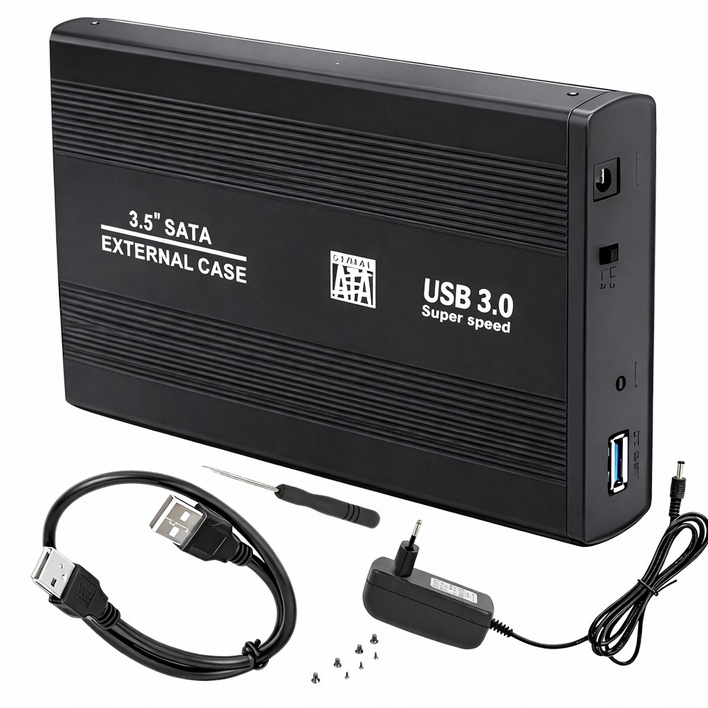 Obudowa dysku 3,5 SATA USB 3.0 kieszeń na dysk