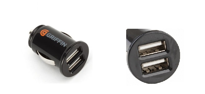 Ładowarka samochodowa USB x 2 tablet 2,1A