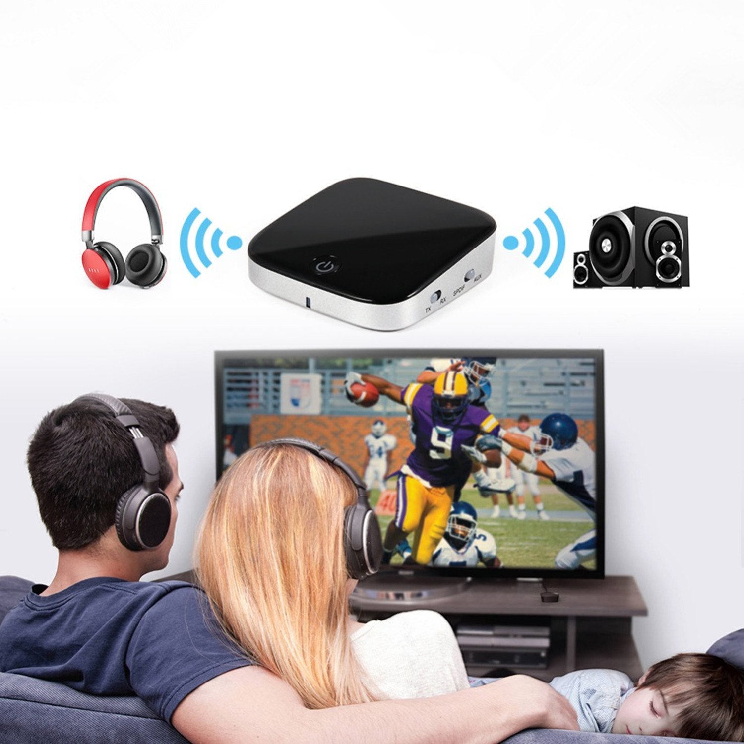 Adapter Bluetooth NADAJNIK ODBIORNIK Toslink AptX