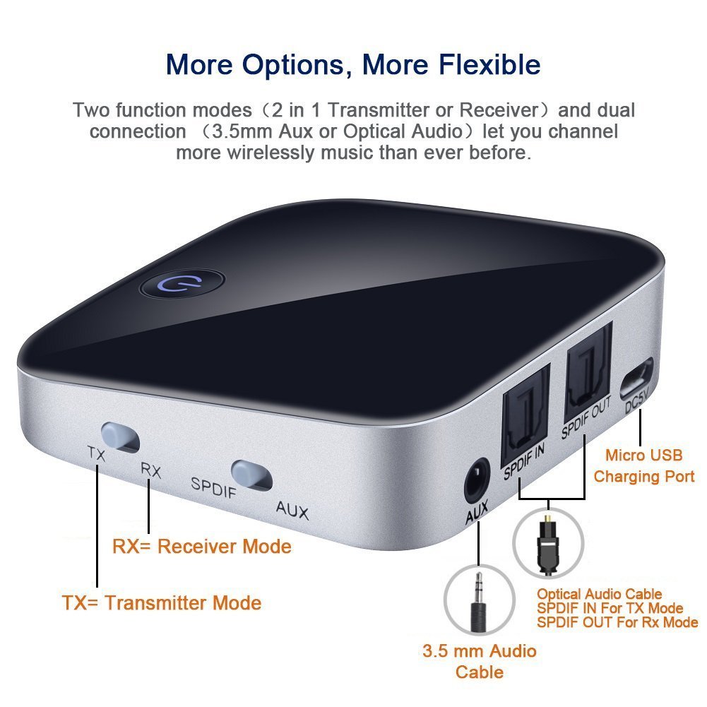Adapter Bluetooth NADAJNIK ODBIORNIK Toslink AptX