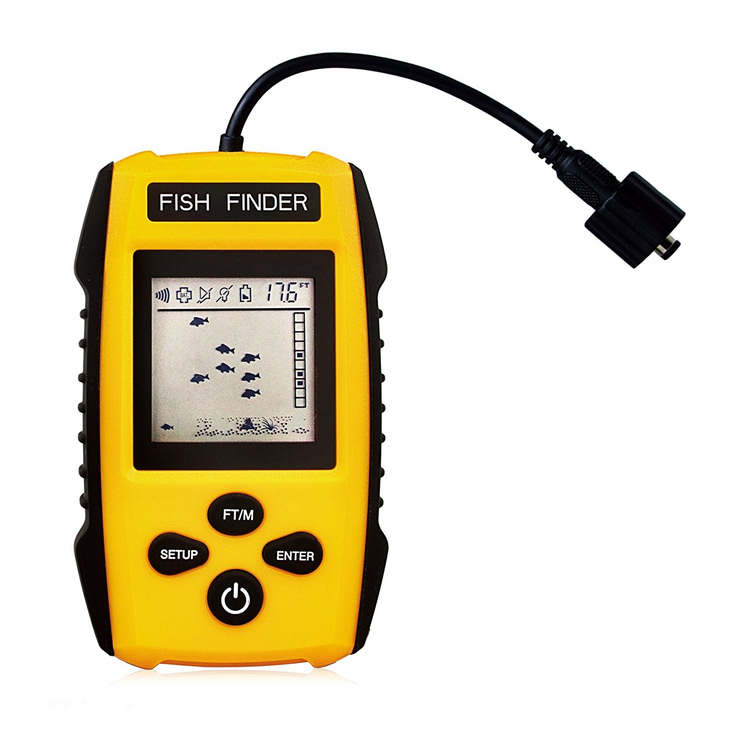 Echosonda FISH FINDER SONAR Wykrywacz Ryb