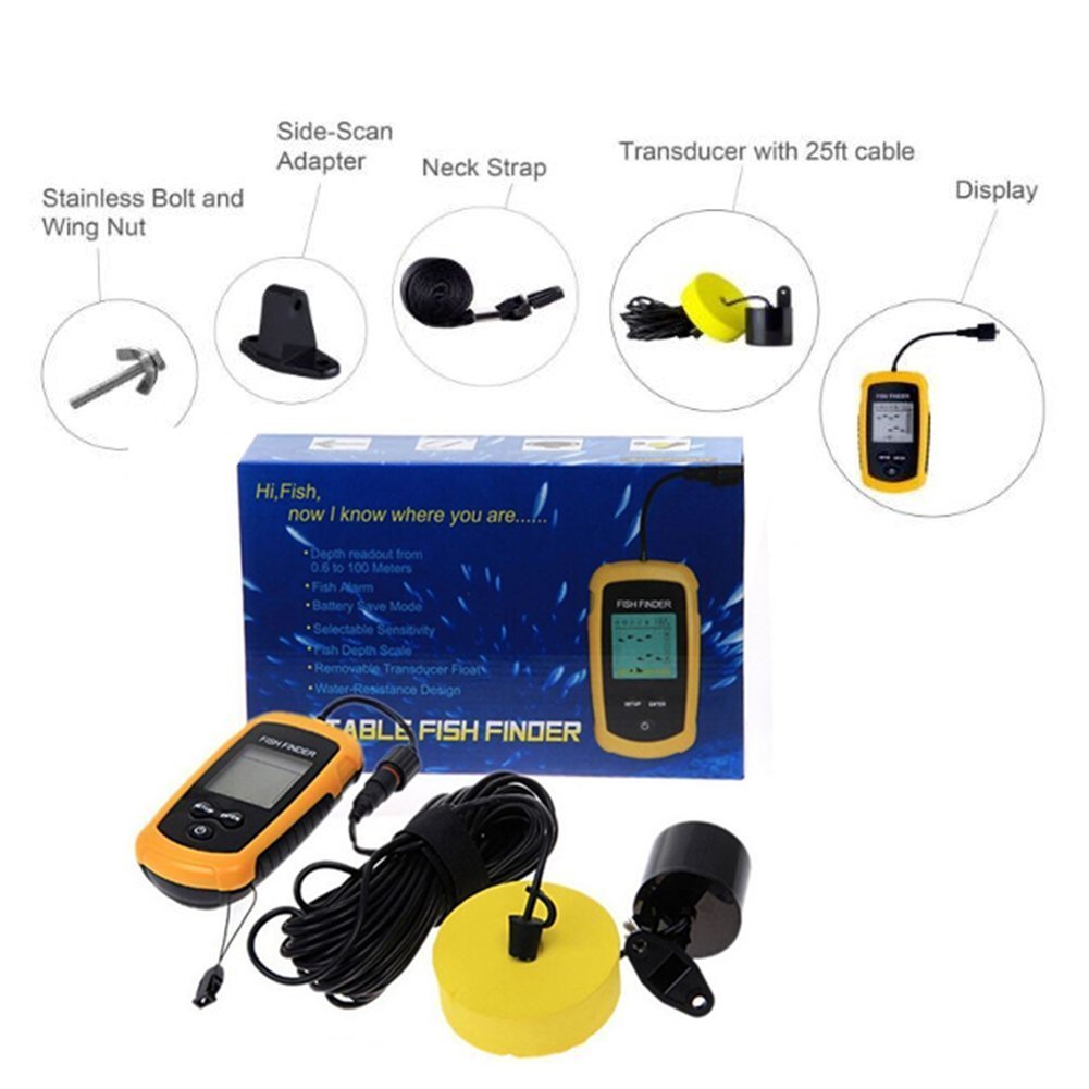 Echosonda FISH FINDER SONAR Wykrywacz Ryb