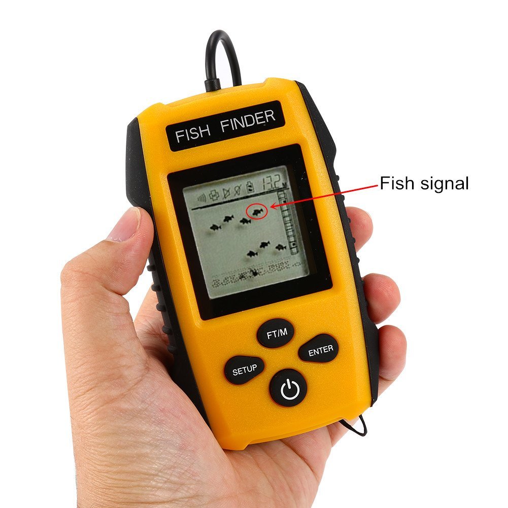 Echosonda FISH FINDER SONAR Wykrywacz Ryb