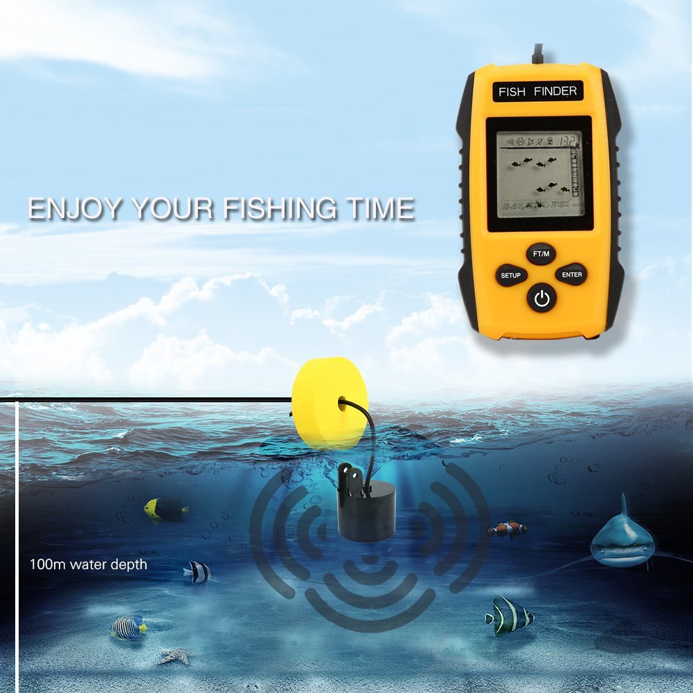 Echosonda FISH FINDER SONAR Wykrywacz Ryb