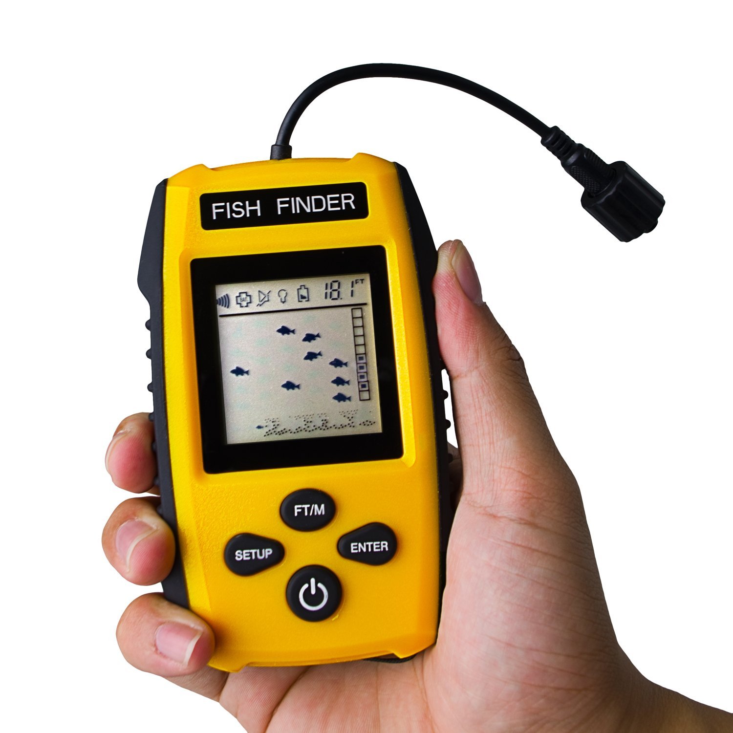 Echosonda FISH FINDER SONAR Wykrywacz Ryb