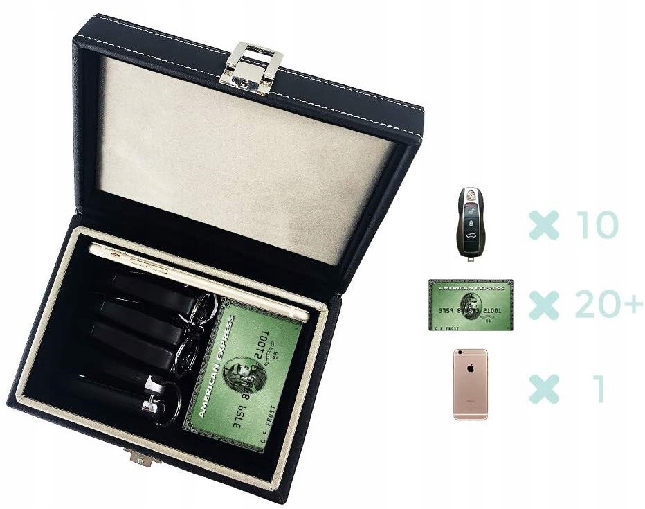 Pudełko na kluczyk Keyless Klatka Faradaya Skóra