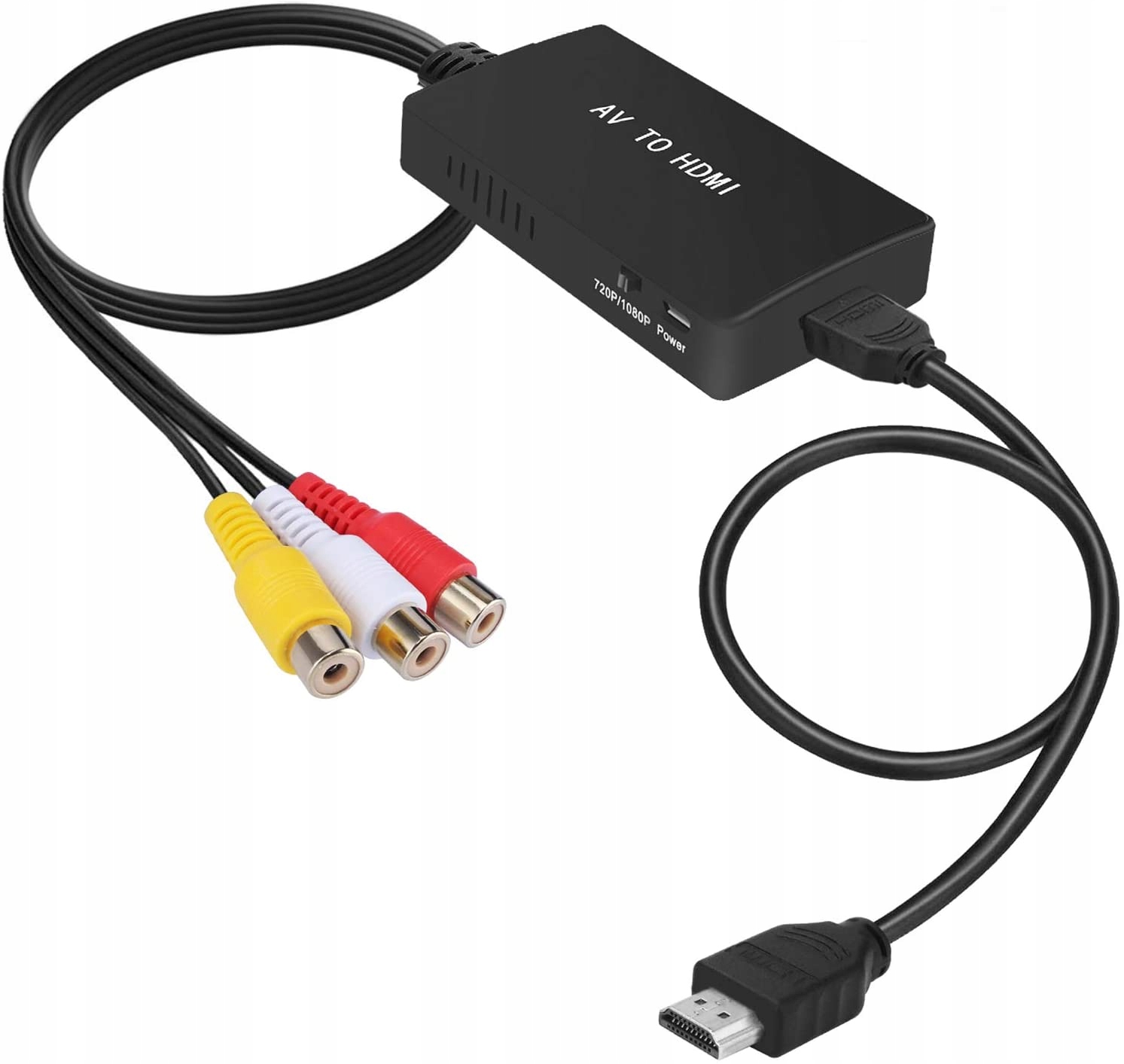 Konwerter RCA DO HDMI Adapter AV CINCH CVBS