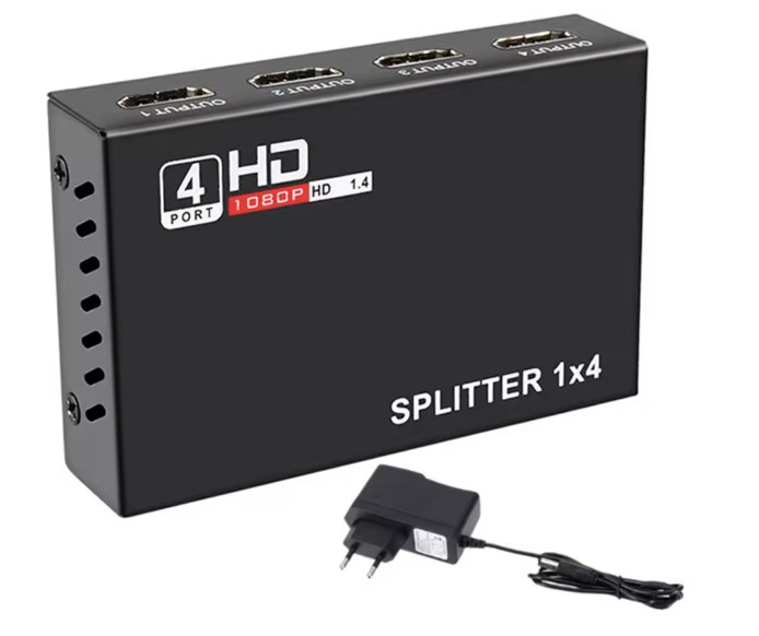 Splitter HDMI 1x4 4K*2K 3D FullHD Rozdzielacz HDCP