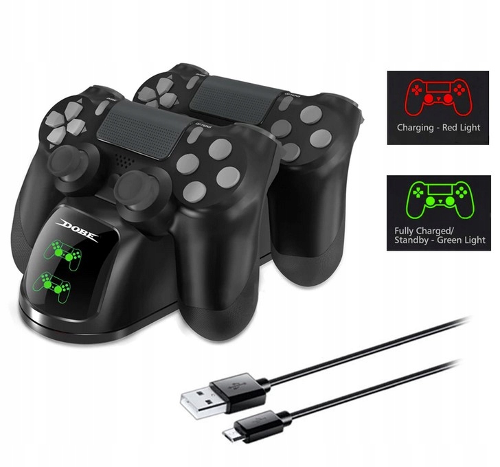 TP4-889 Ładowarka Stacja dokująca 2 pady PS4