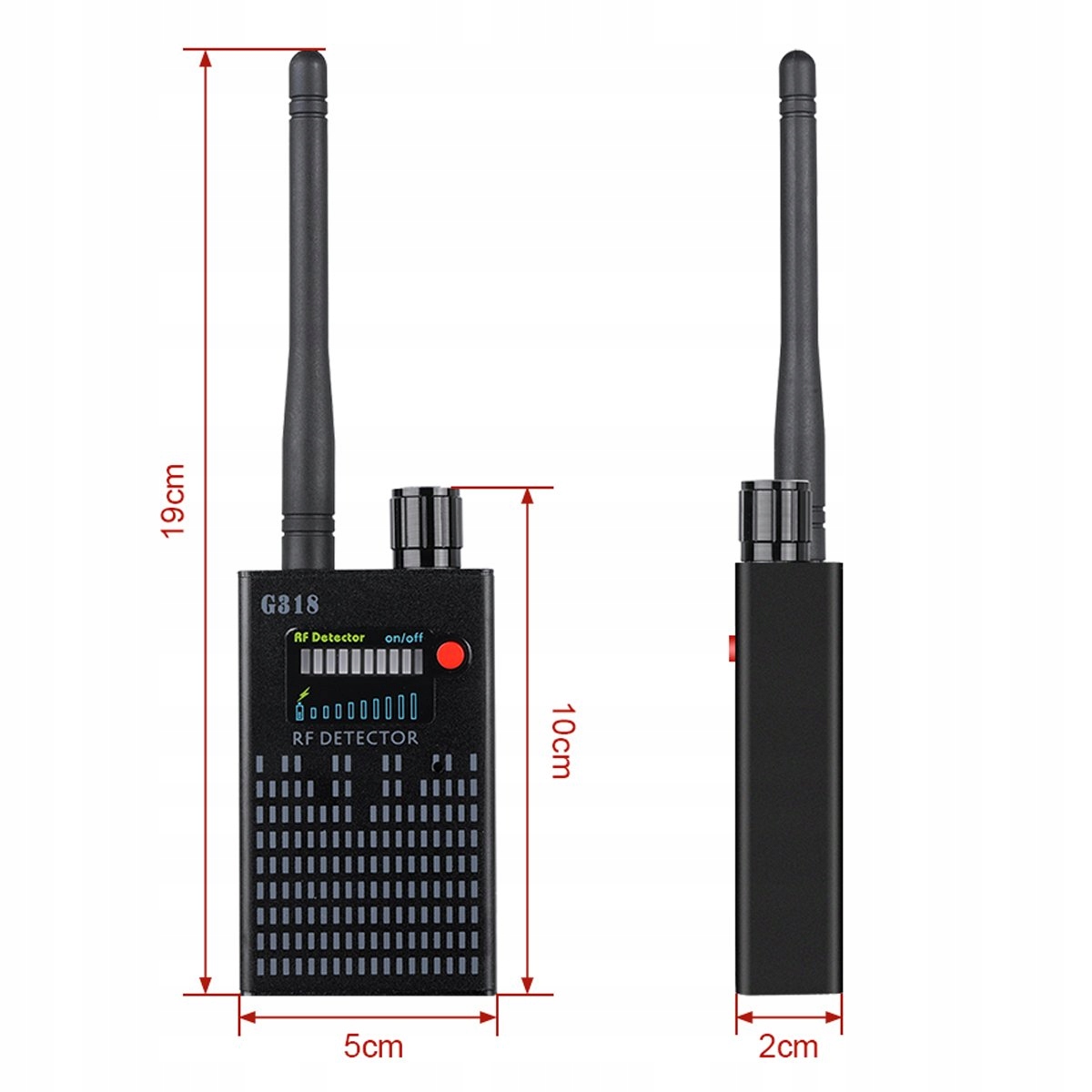 Wykrywacz Podsłuchów G318 Lokalizatorów GPS GSM