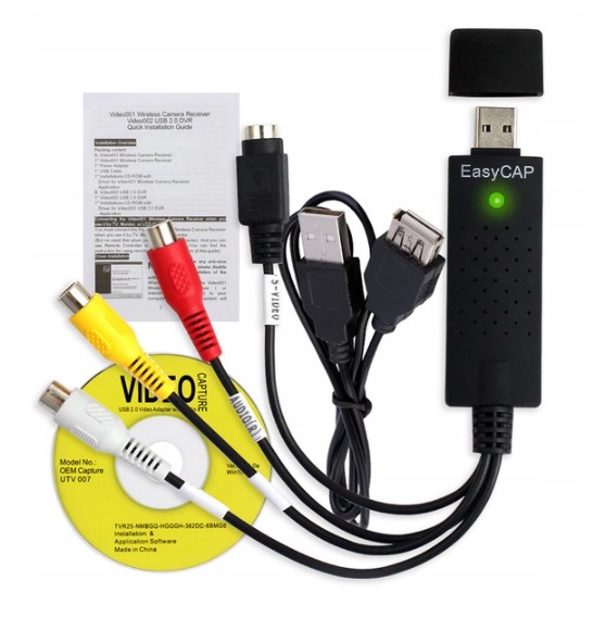 Video GRABBER EasyCap zgrywanie VHS