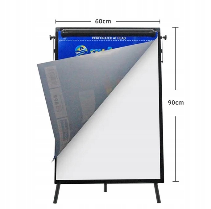 Blok Papieru do Flipchart Gładki Tablic 25 Kartek Gruby Papier 80 g/m²