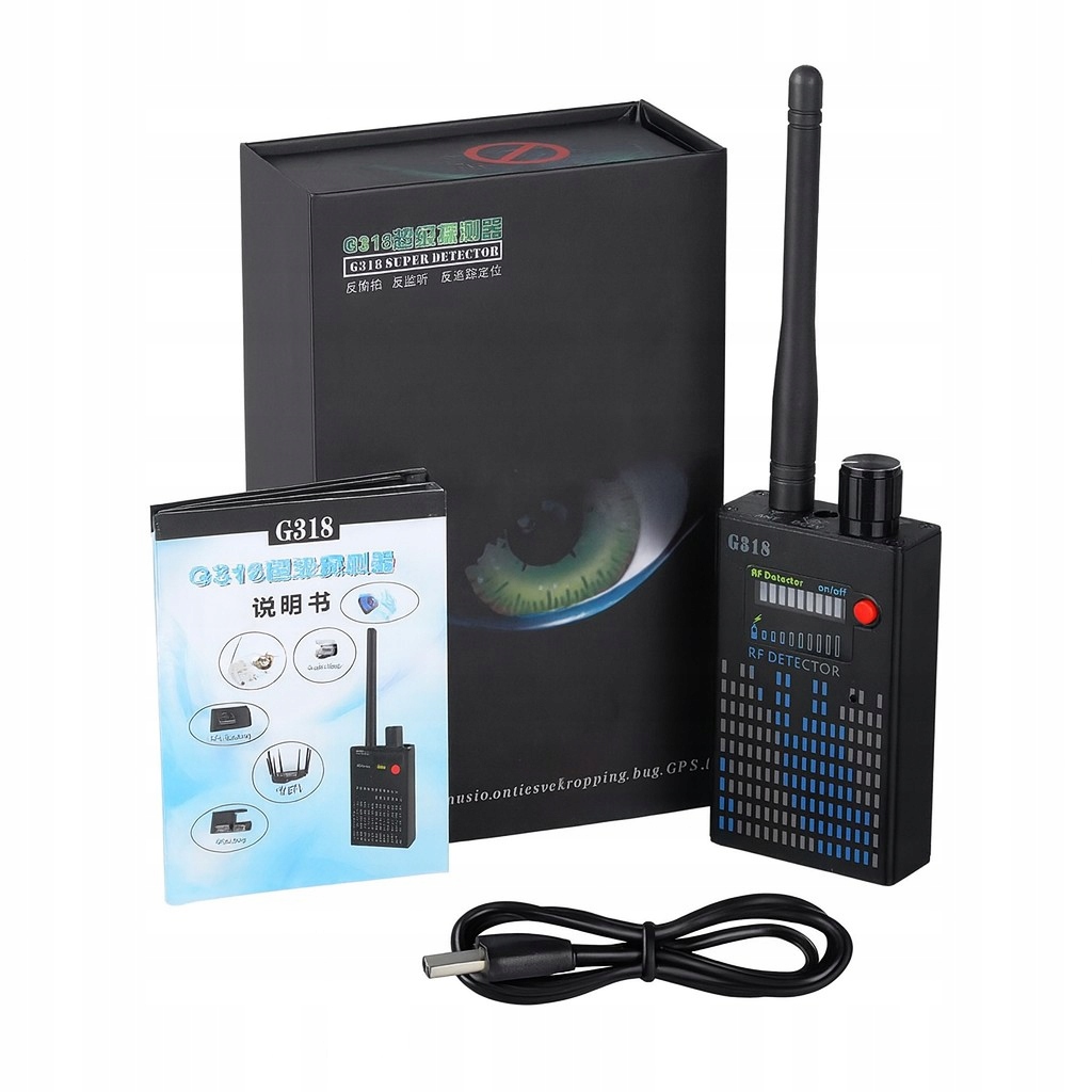 Wykrywacz Podsłuchów G318 Lokalizatorów GPS GSM