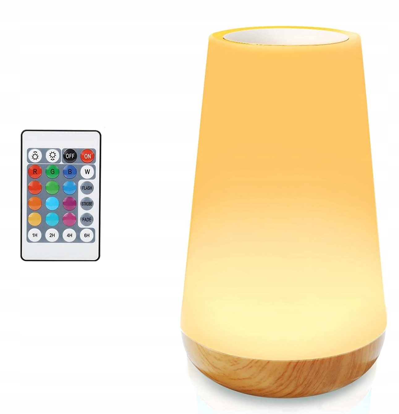 Bezprzewodowa Lampka 13 Kolory Dotykowa RGB pilot