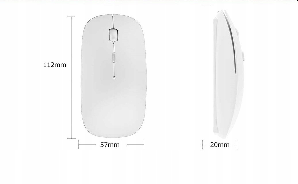 Mysz optyczna bezprzewodowa myszka ultra SLIM