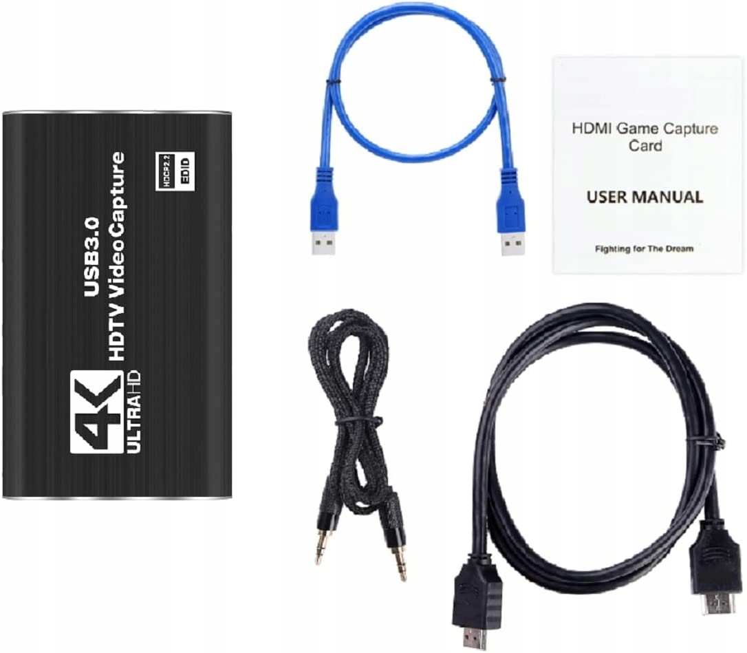 Grabber HDMI Nagrywarka Obrazu do PC USB 4K