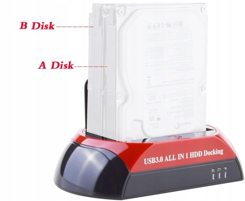 Stacja Dokująca dysków HDD SSD USB 3.0 KLONOWANIE
