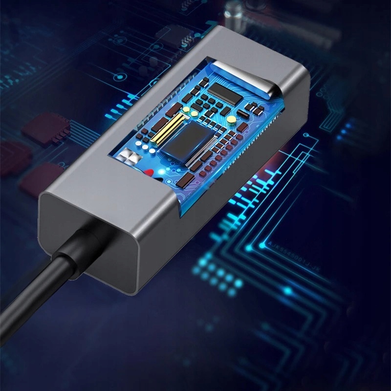 ADAPTER USB-C LAN ETHERNET RJ45 GIGABIT 1000 Mbps