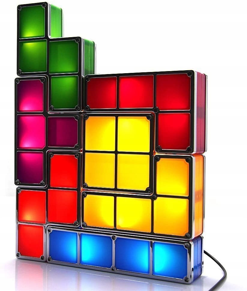 TETRIS lampka nocna LED układanka