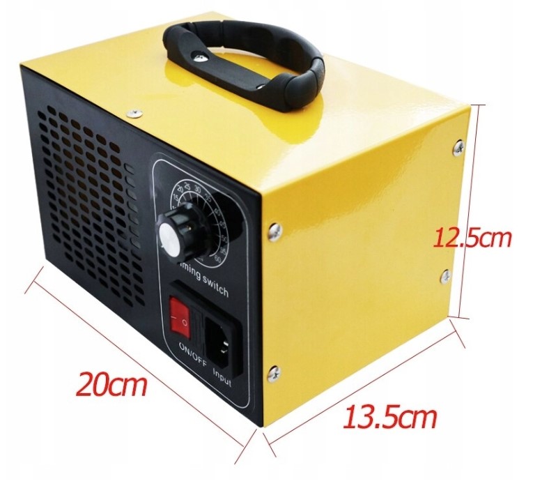 GENERATOR OZONU OZONATOR Czasomierz 28000 mg/h ŻÓŁTY