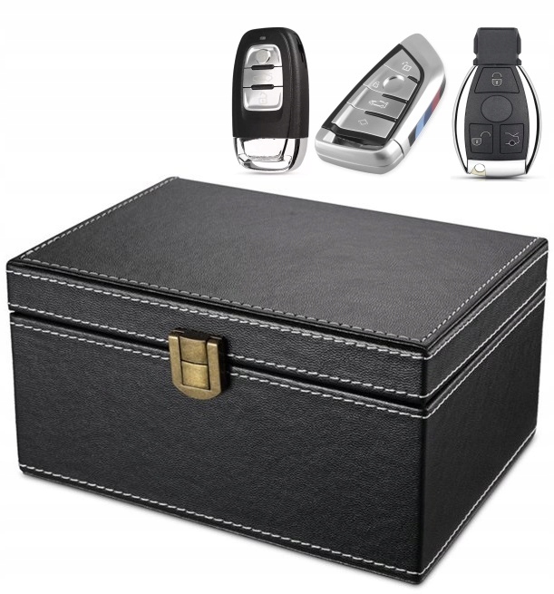 Pudełko na kluczyk Keyless Klatka Faradaya Skóra