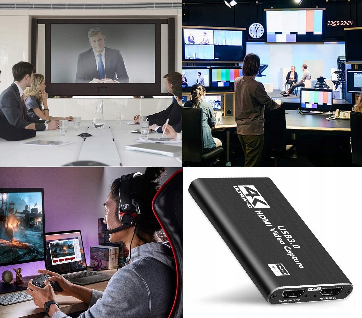 Grabber HDMI Nagrywarka Obrazu do PC USB 4K
