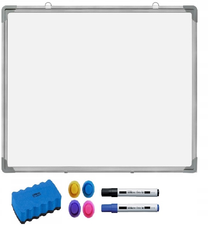 Tablica magnetyczna suchościeralna biała 45x60 +GR