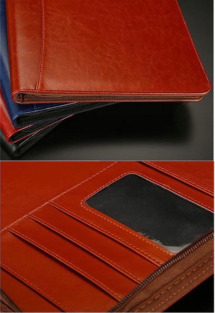 Elegancki Biwuar Aktówka Teczka Biznesowa Multi Organizer A4