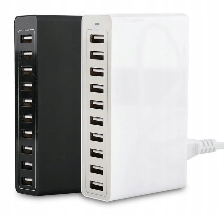 Ładowarka ścienna 10 portów USB 50W 10A