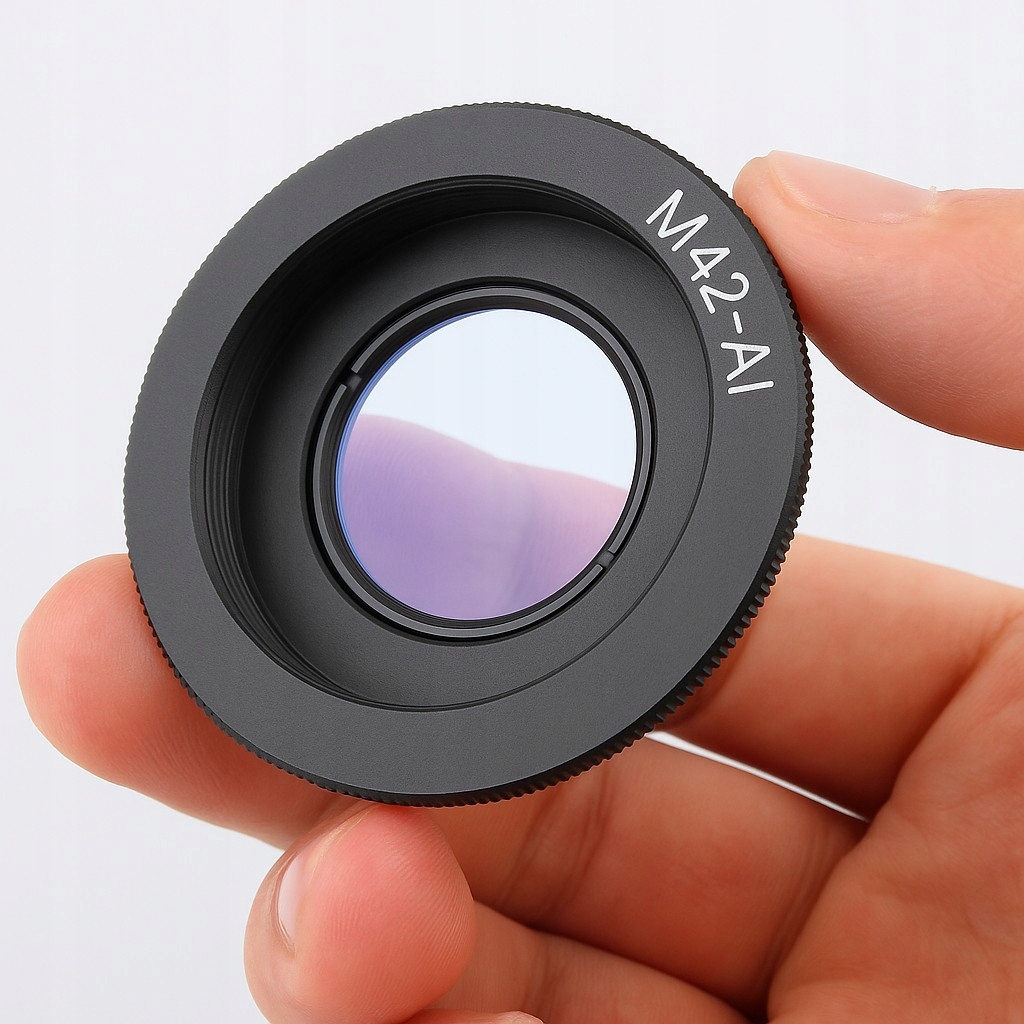 Adapter M42 NIKON soczewka nieskończoność