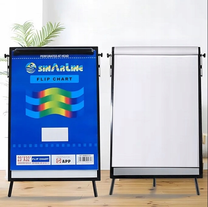Blok Papieru do Flipchart Gładki Tablic 25 Kartek Gruby Papier 80 g/m²