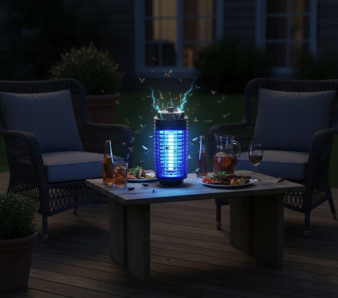 LAMPA UV OWADOBÓJCZA NA KOMARY MUCHY I INNE OWADY