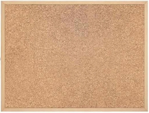 TABLICA KORKOWA drewniana rama 50x70 DUŻA +PINEZKI