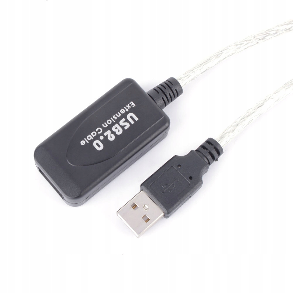 Przedłużacz kabel USB 2.0 aktywny 10 m