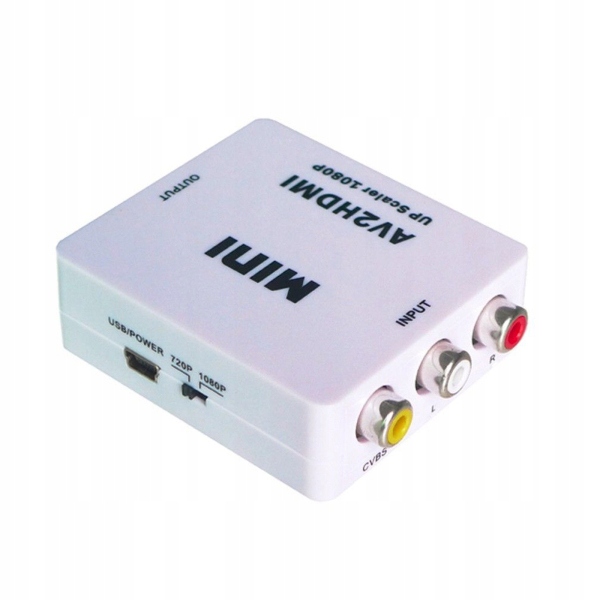 Konwerter sygnału 3x Cinch RCA 1080 do HDMI