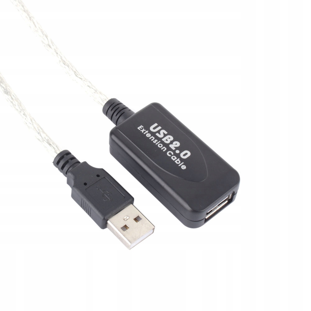 Przedłużacz kabel USB 2.0 aktywny 10 m
