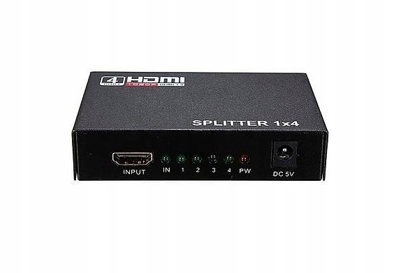 Splitter HDMI 1x4 4K*2K 3D FullHD Rozdzielacz HDCP