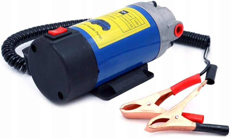 Elektryczna Pompka do Spuszczania Paliwa Oleju Pompa Przepływowa 12V 100W