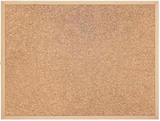 TABLICA KORKOWA drewniana rama 40x60 DUŻA +PINEZKI