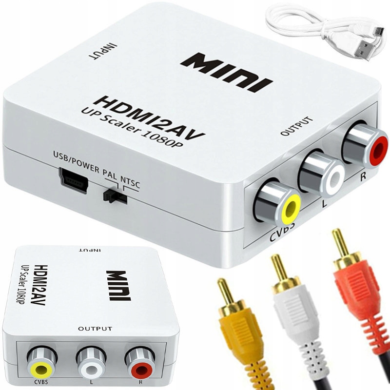 Konwerter sygnału HDMI do 3 x Cinch RCA 1080