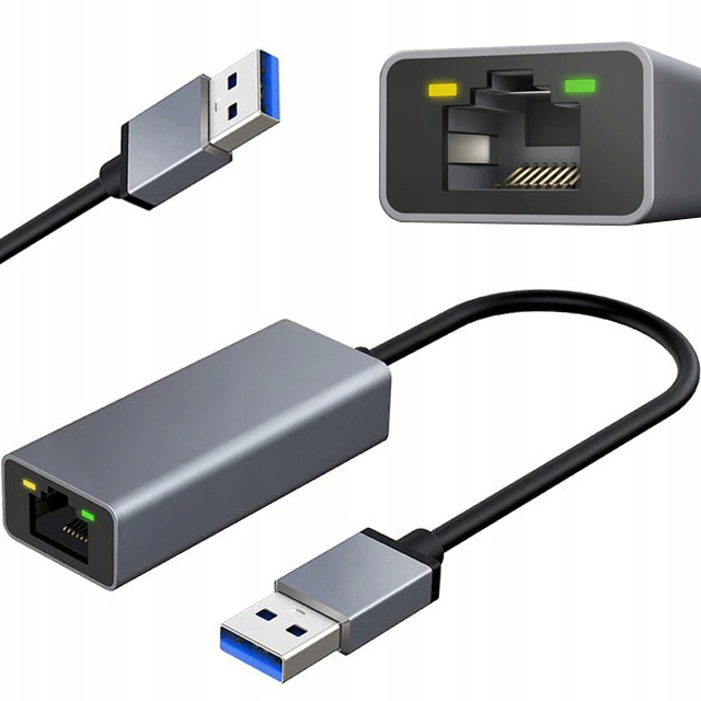 KARTA SIECIOWA USB 3.0 GIGABIT LAN 100/1000Mb RJ45