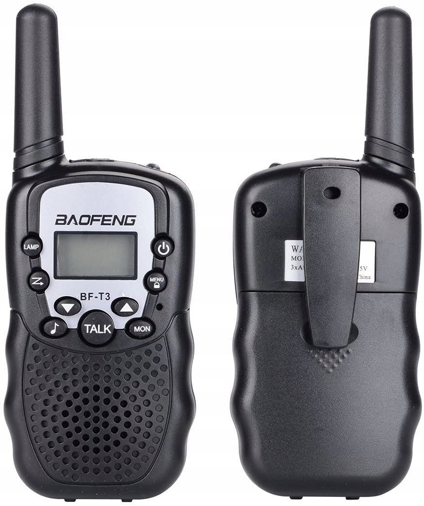 Baofeng 2x Krótkofalówka BF-T3 Walkie-Talkie PMR Żółty