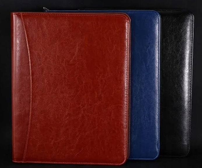 Elegancki Biwuar Aktówka Teczka Biznesowa Multi Organizer A4
